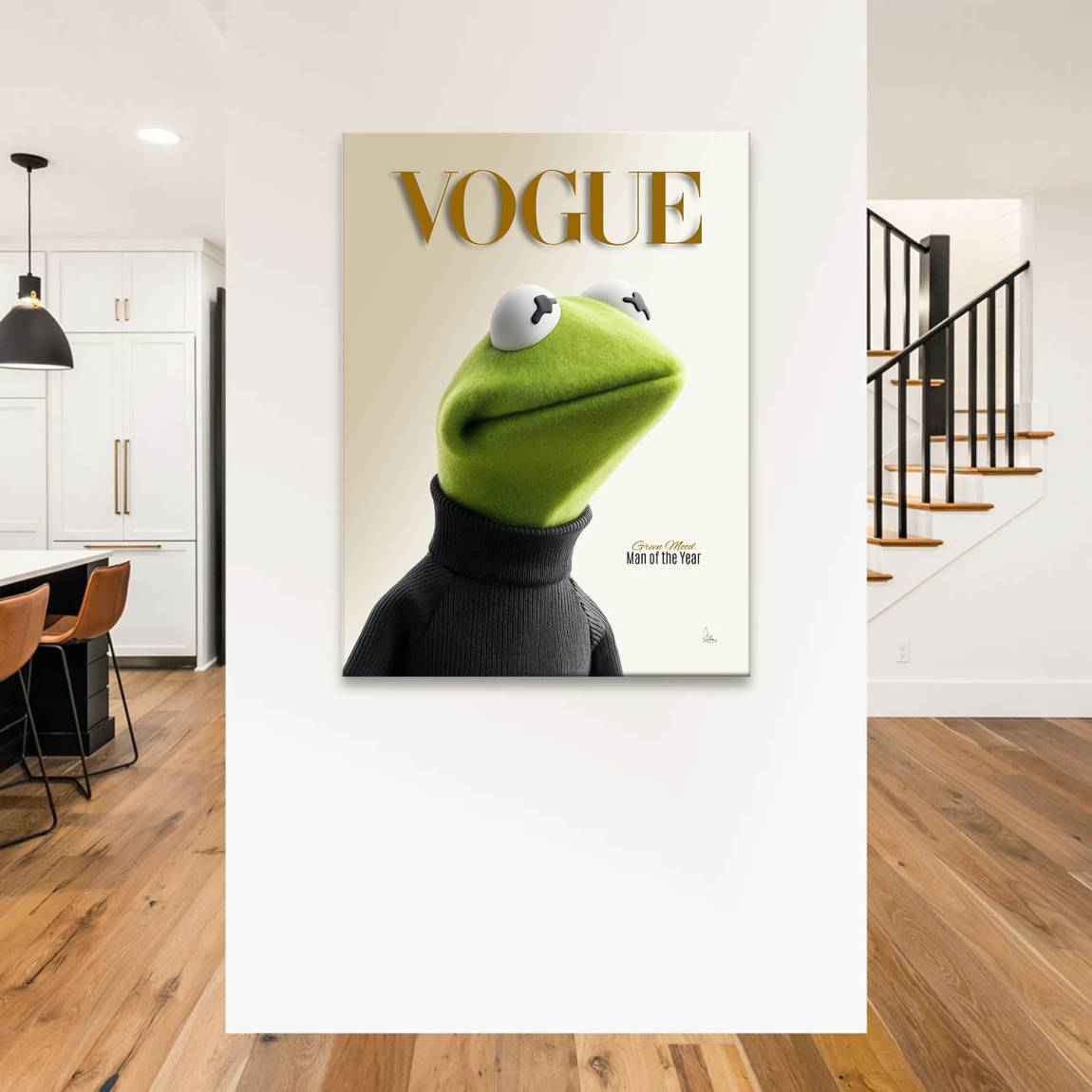 Kermit Couture Leinwand Bild