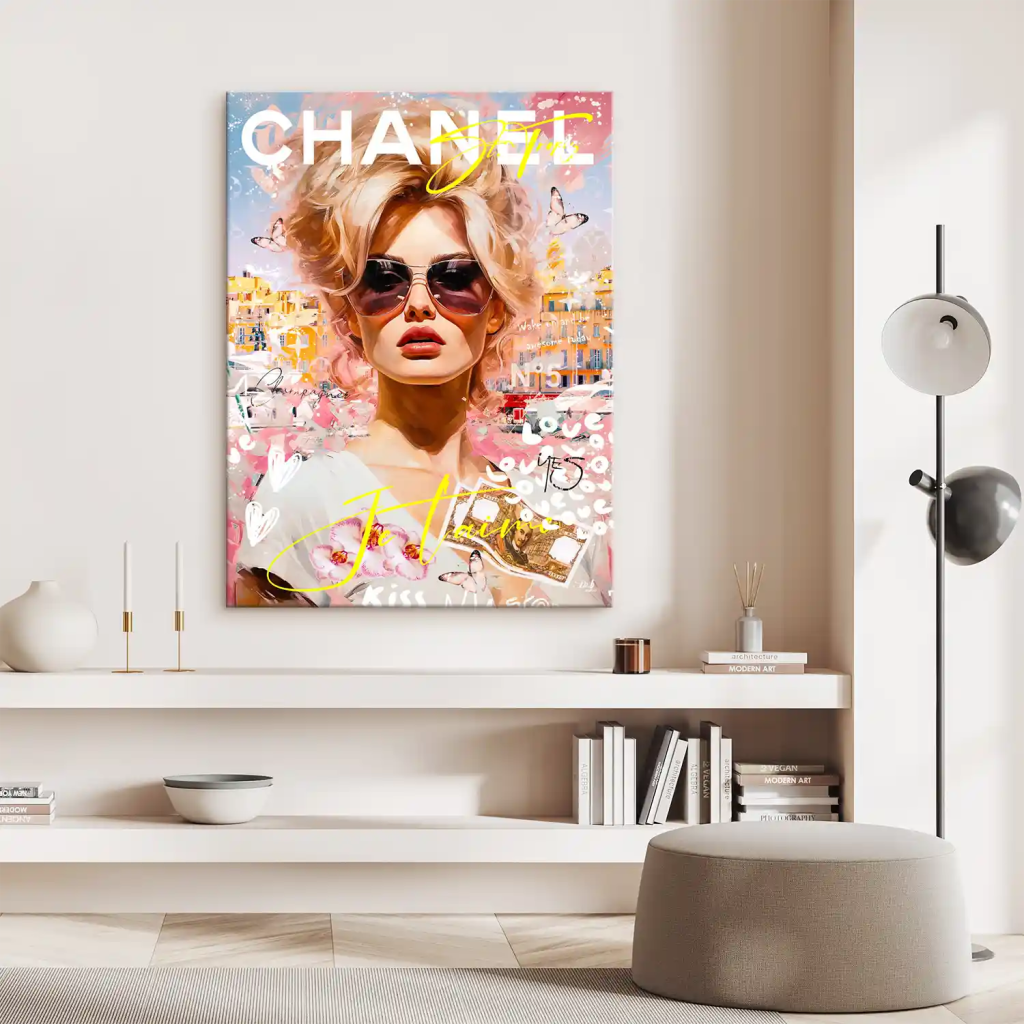 Pop Art Bardot JeTaime Leinwand Bild INGALERIE