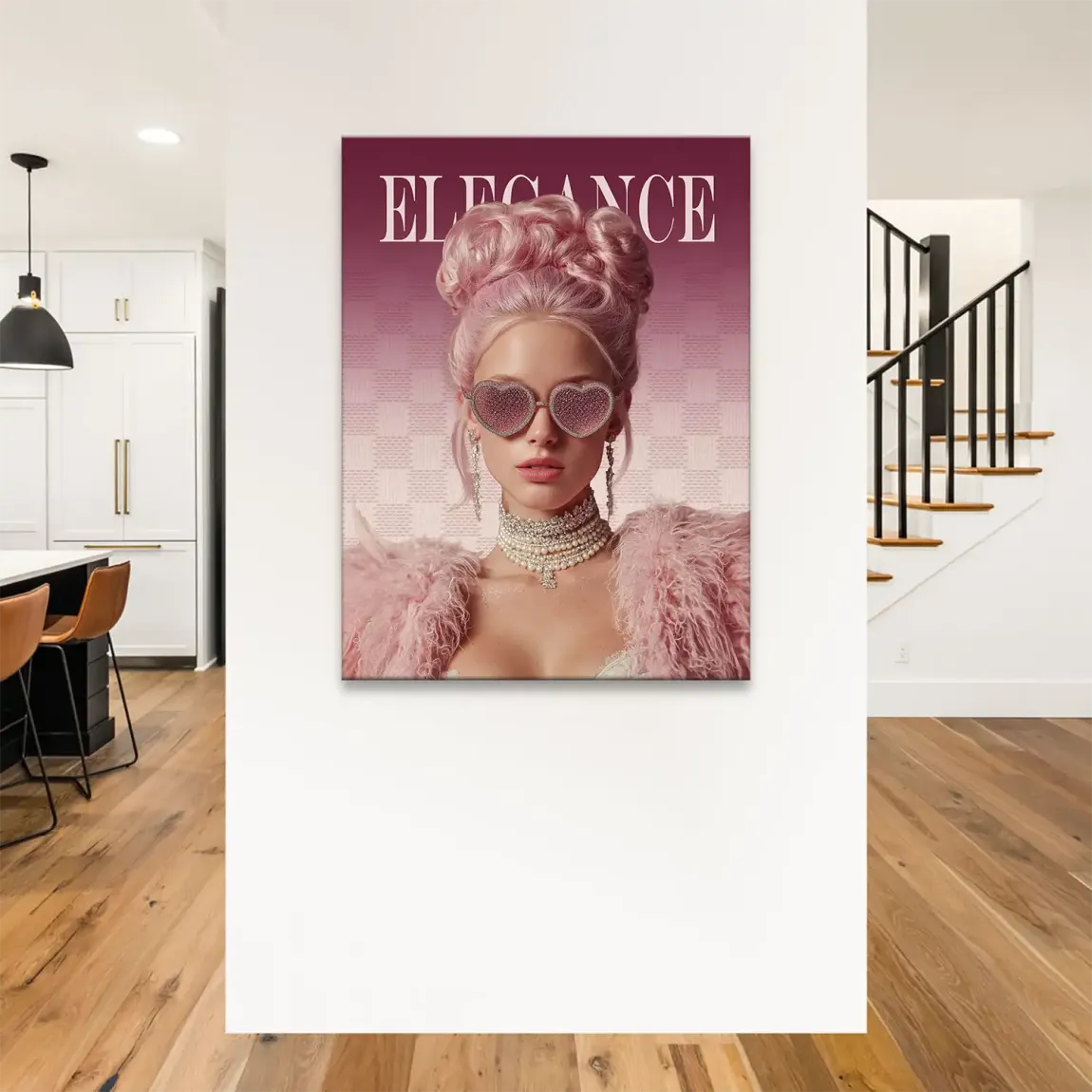 Lady Elegance Leinwand Bild
