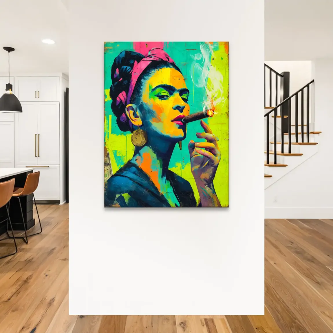 Frida Smoke Queen Leinwand Bild
