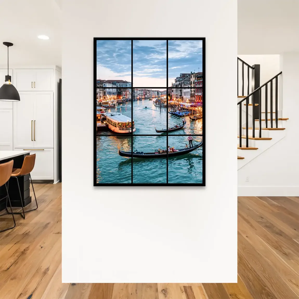 Lichter von Venedig Leinwand Bild