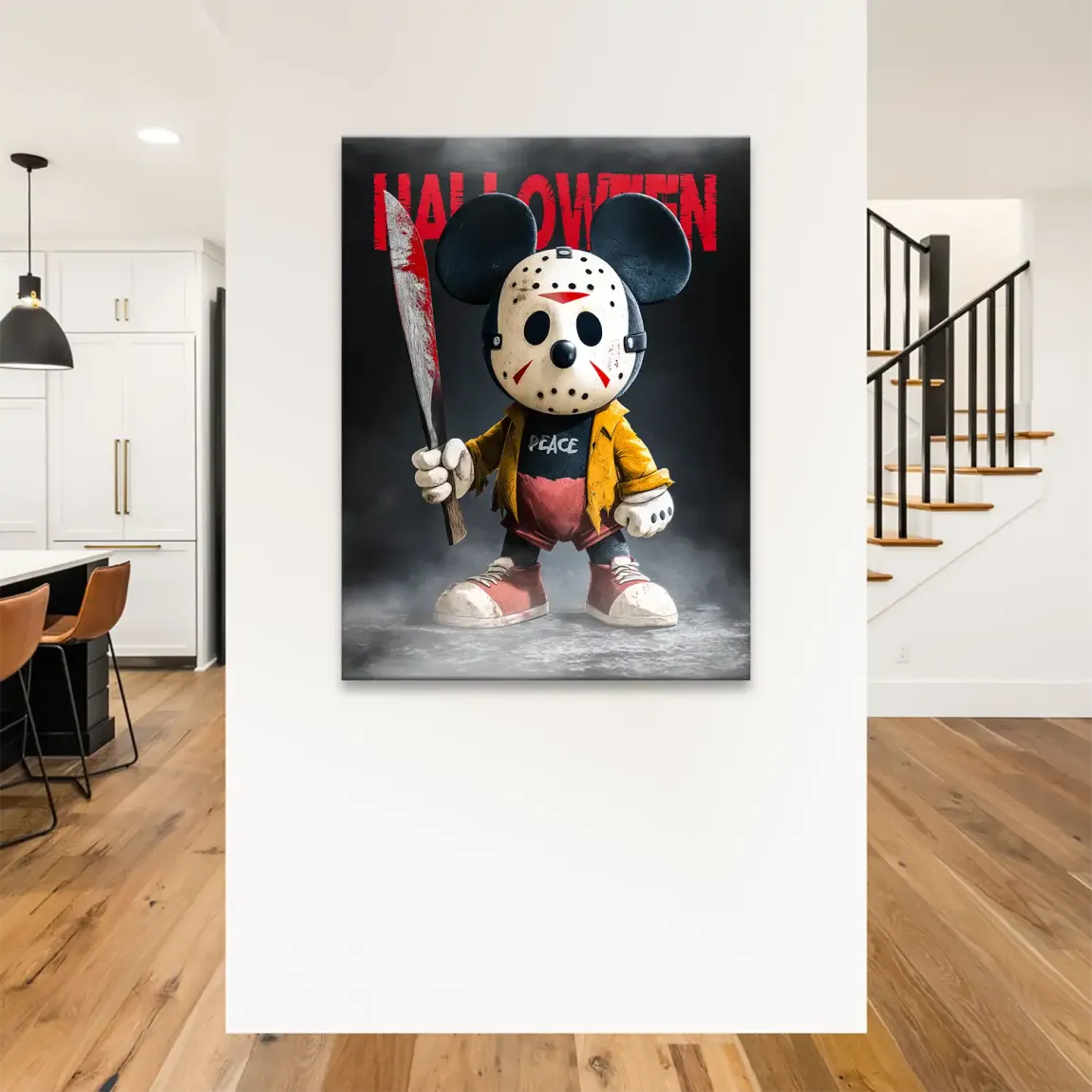 Midnight Micky Mouse Leinwand Bild