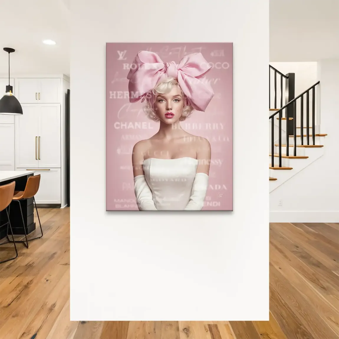 Marilyn Monroe Couture Pop Art Leinwand Bild