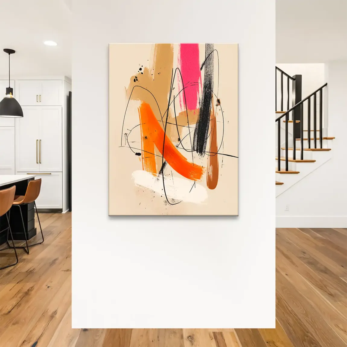 Freie Dynamik Abstrakt Leinwand Bild