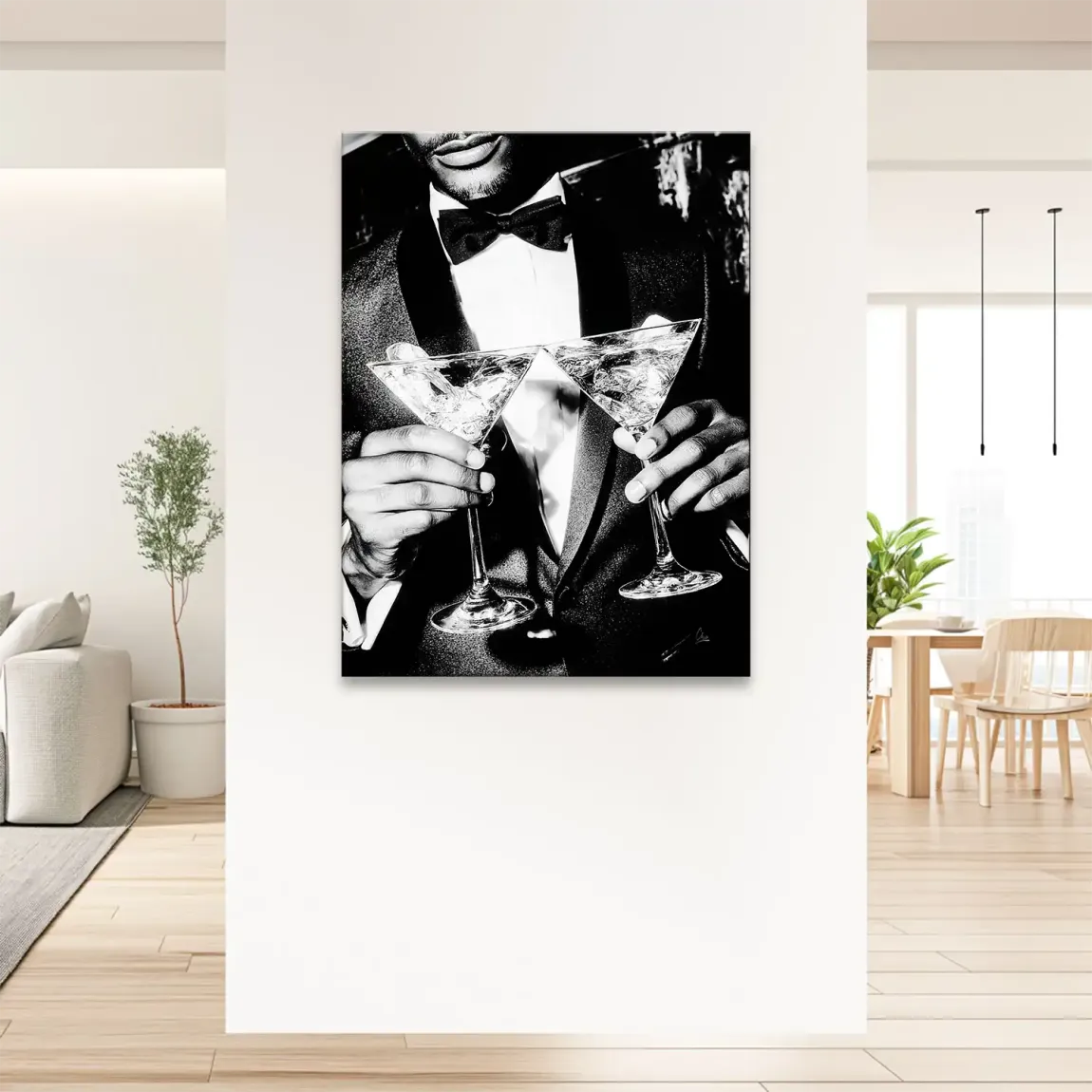 Gentleman Style Leinwand Bild