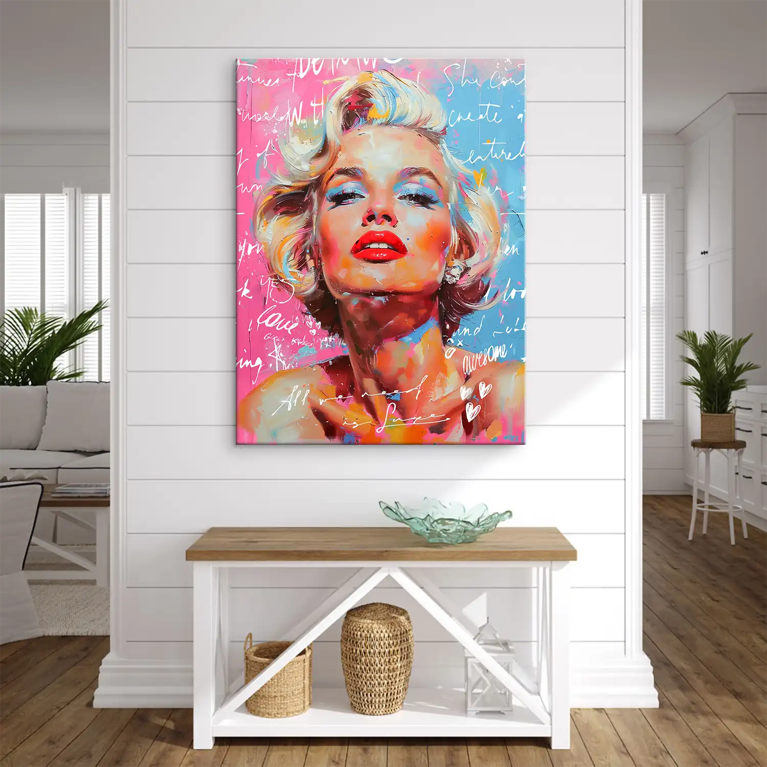 Marilyn Need Luxe Leinwand Bild INGALERIE