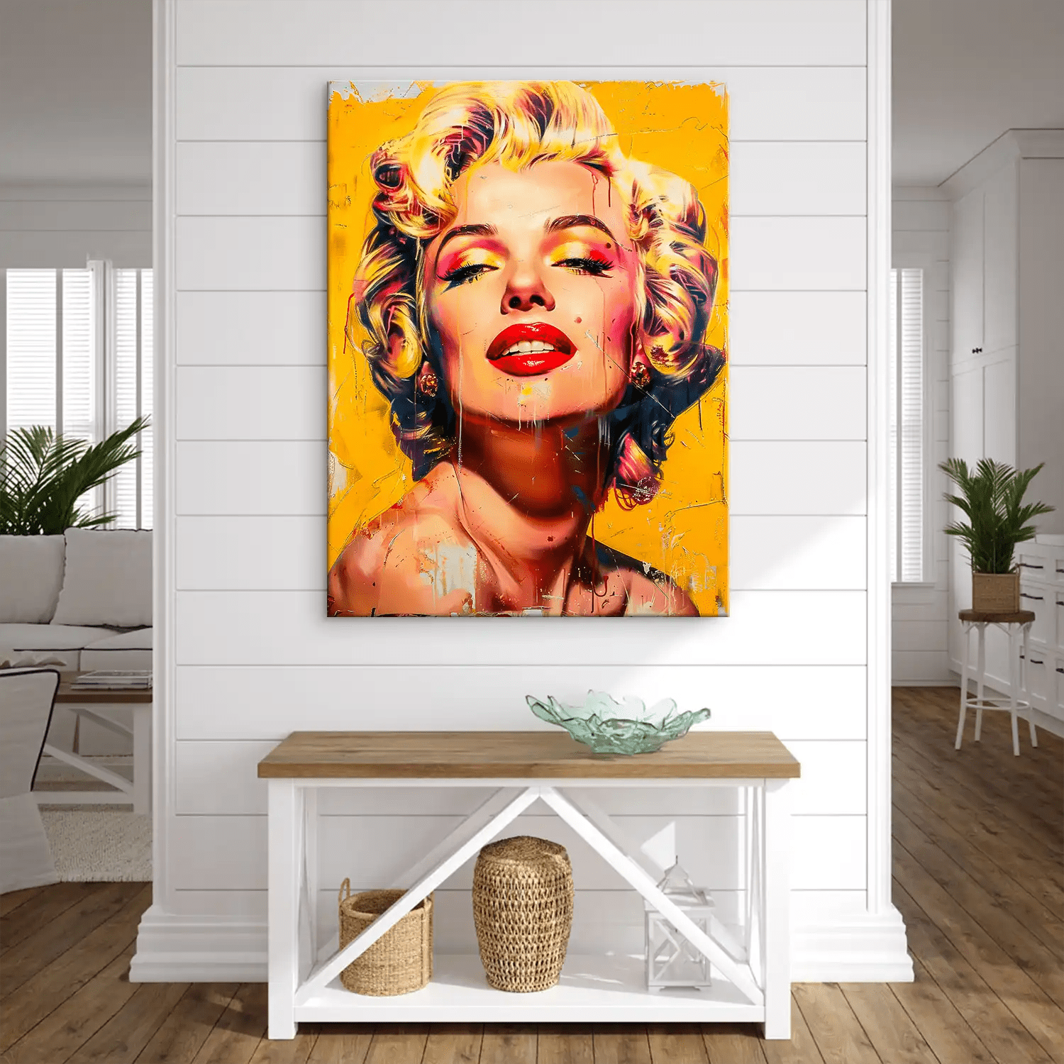 Marilyn Street Style Leinwand Bild INGALERIE