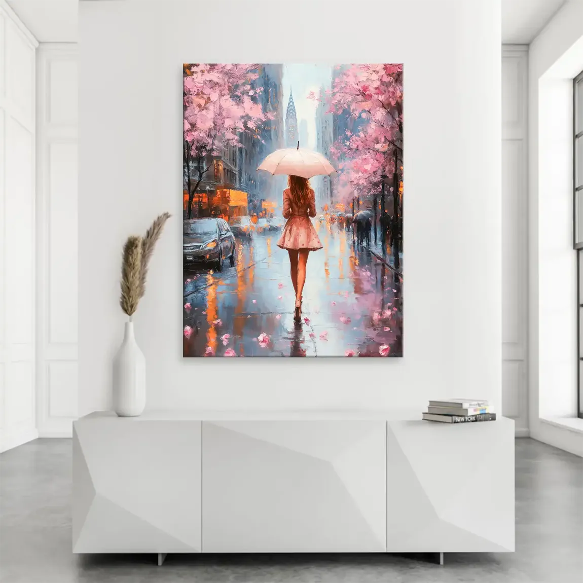 Color of Rain Leinwand Bild INGALERIE