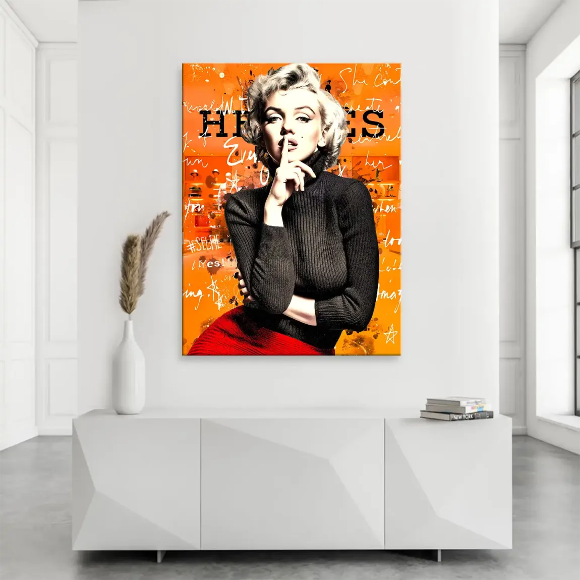 Monroe Secret Statement Leinwand Bild INGALERIE