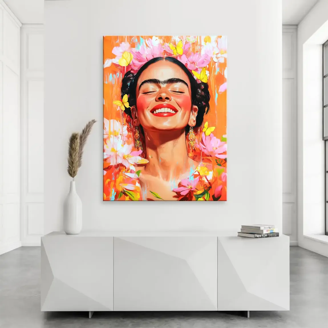 Frida Kahlo Blooming Leinwand Bild INGALERIE