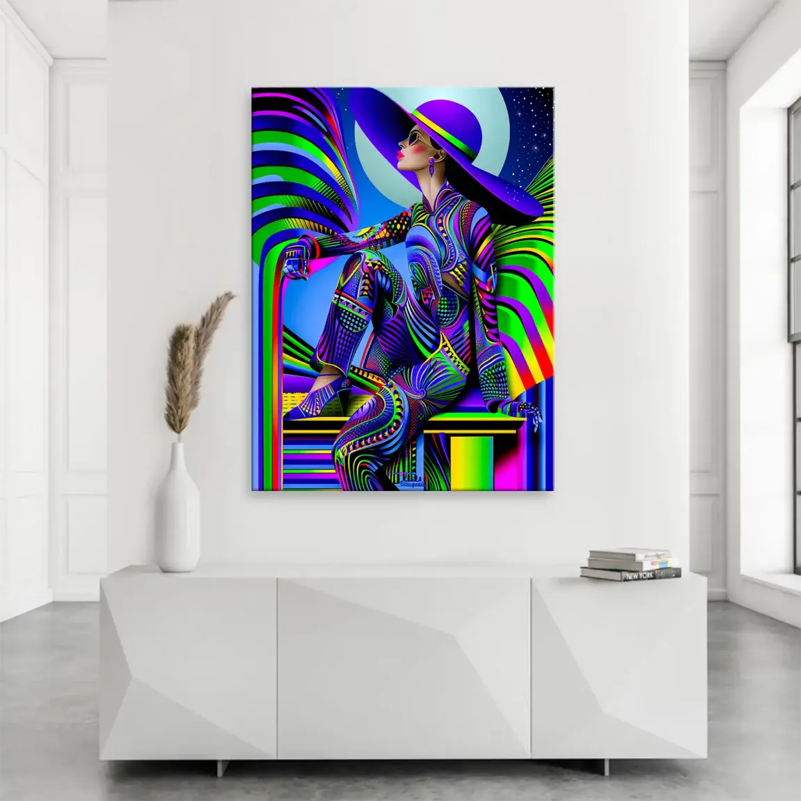 Abstrakt Glamour Leinwand Bild INGALERIE