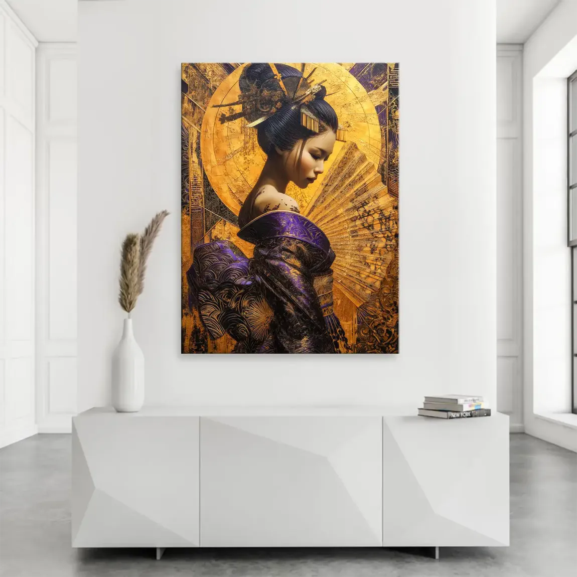 Silk Dynasty Beauty Leinwand Bild INGALERIE