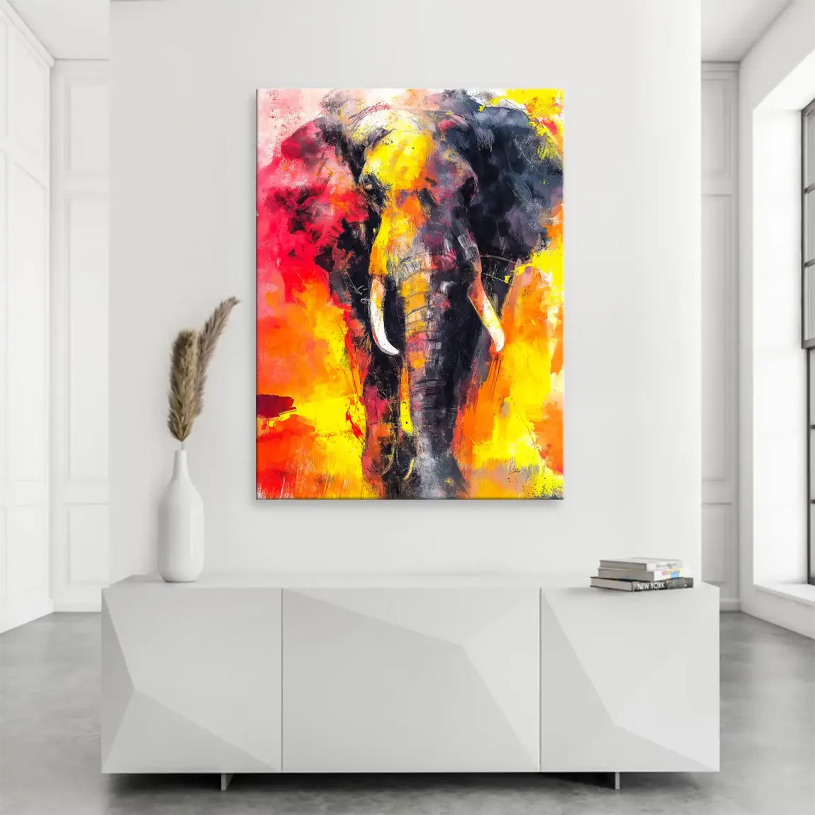 Majestic Elefant Leinwand Bild INGALERIE
