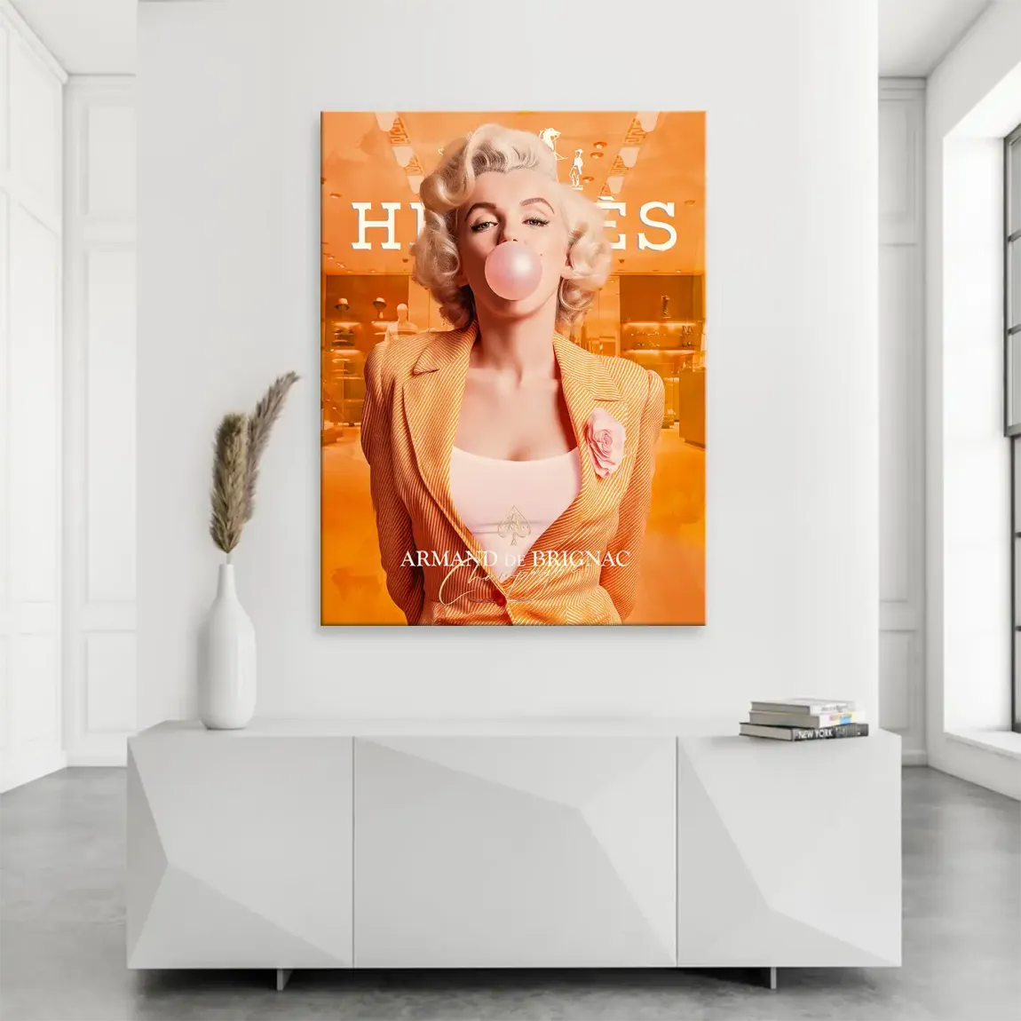 Monroe Bubble Glamour Leinwand Bild INGALERIE