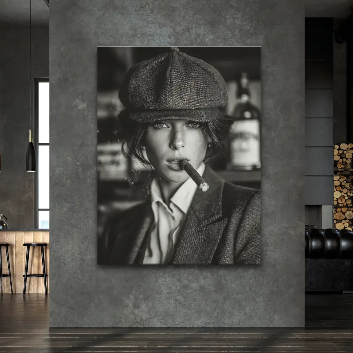 Whispers of Smoke Leinwand Bild INGALERIE