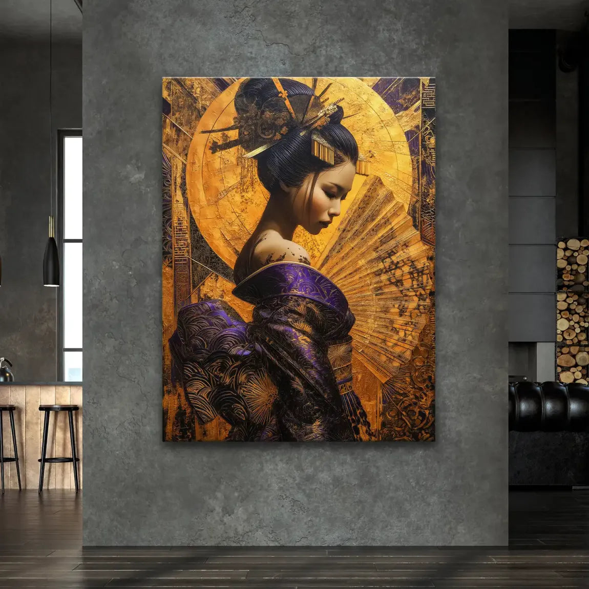 Silk Dynasty Beauty Leinwand Bild INGALERIE