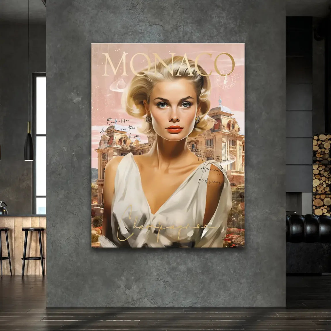 Grace Monaco Leinwand Bild INGALERIE