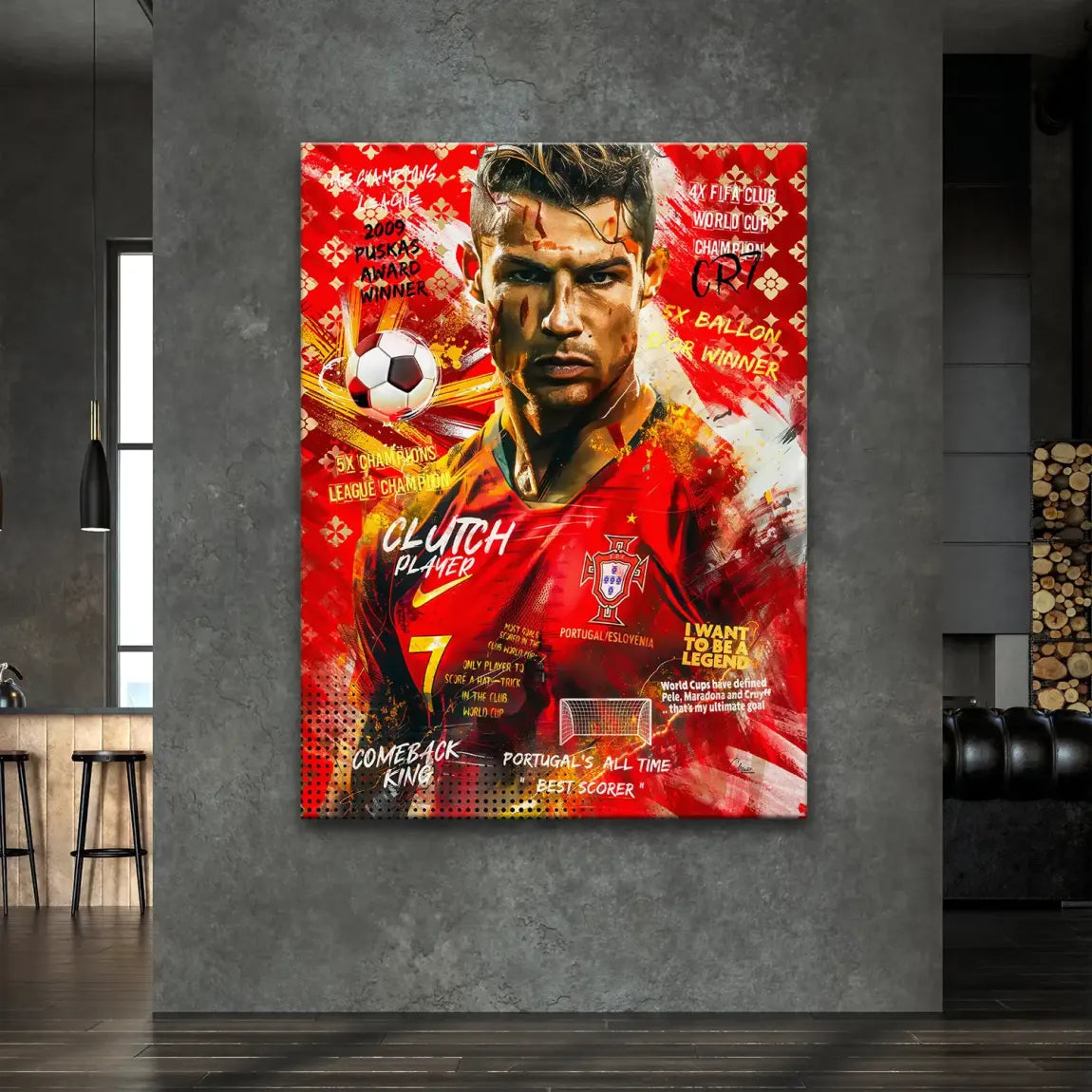 Legacy of Number Seven Leinwand Bild INGALERIE