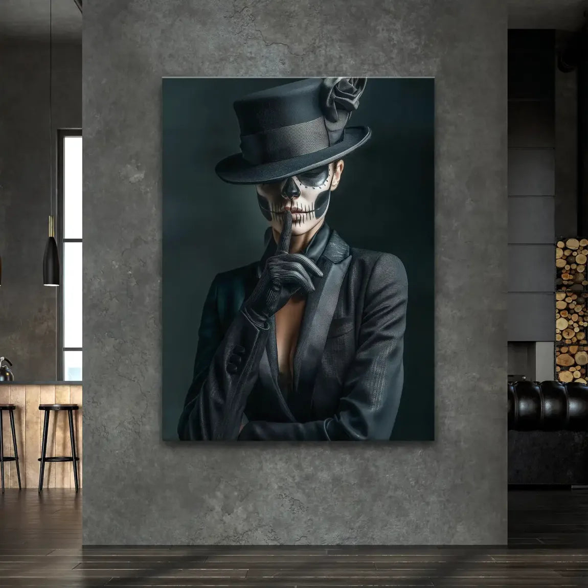 Silent la Catrina Leinwand Bild INGALERIE