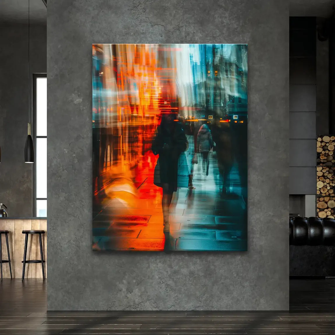 Stadtlichter Leinwand Bild INGALERIE