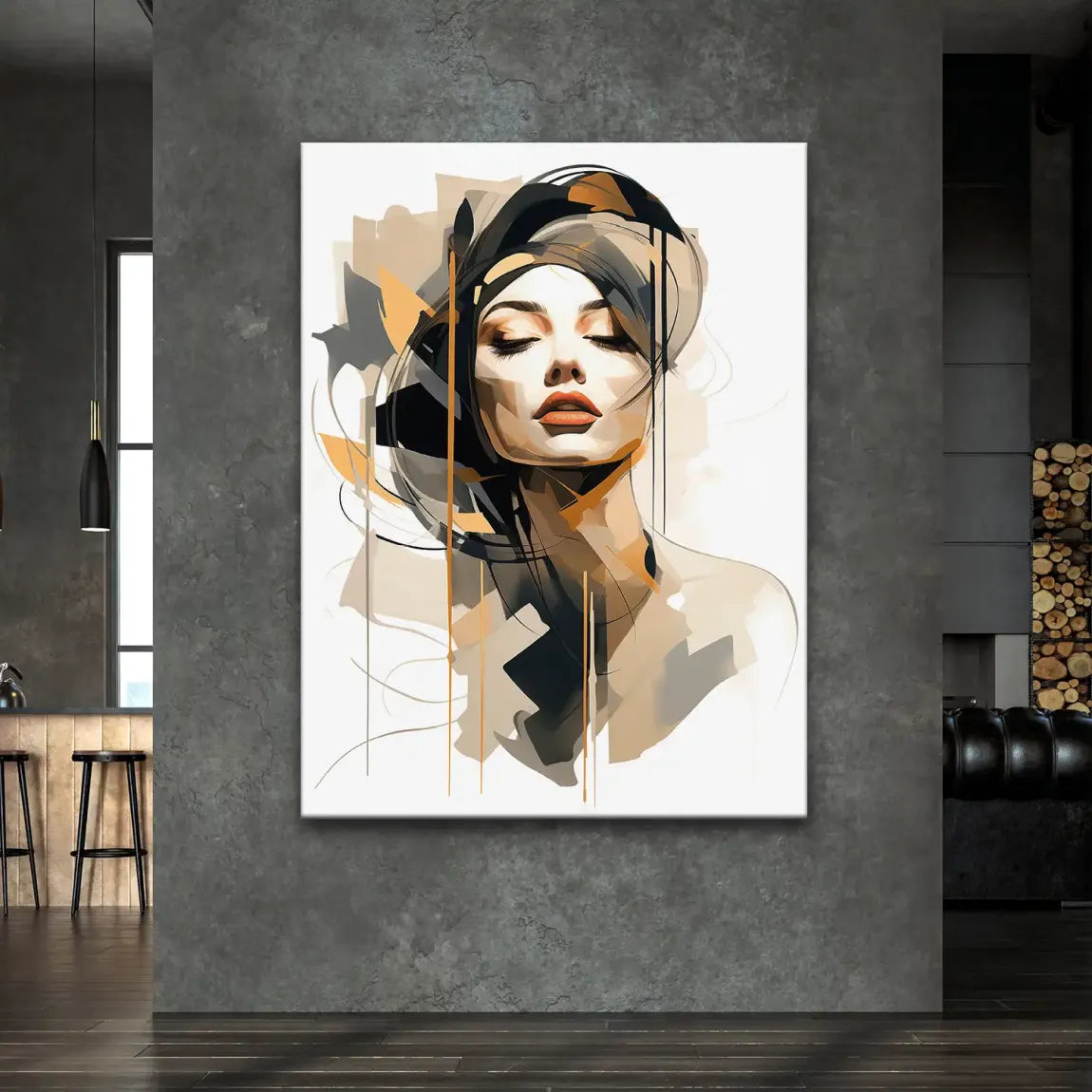 Whispers of Elegance Leinwand Bild INGALERIE