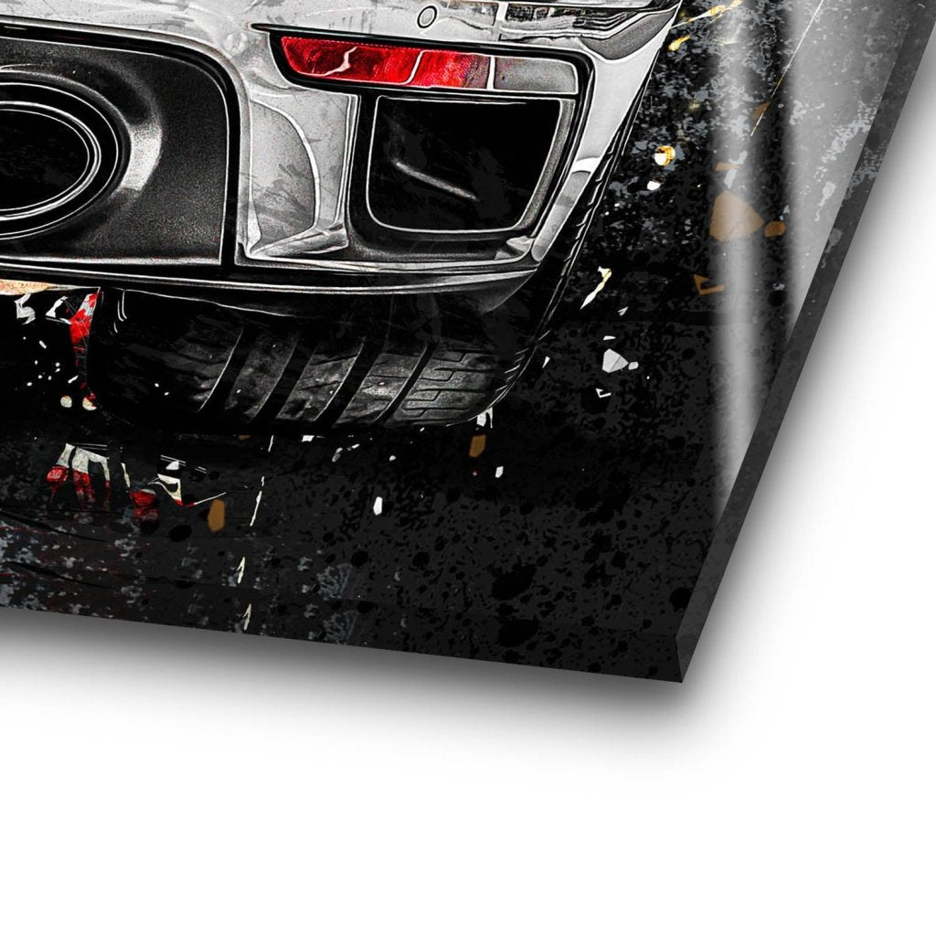 Shadowline Porsche Turbo Acrylglasbild INGALERIE