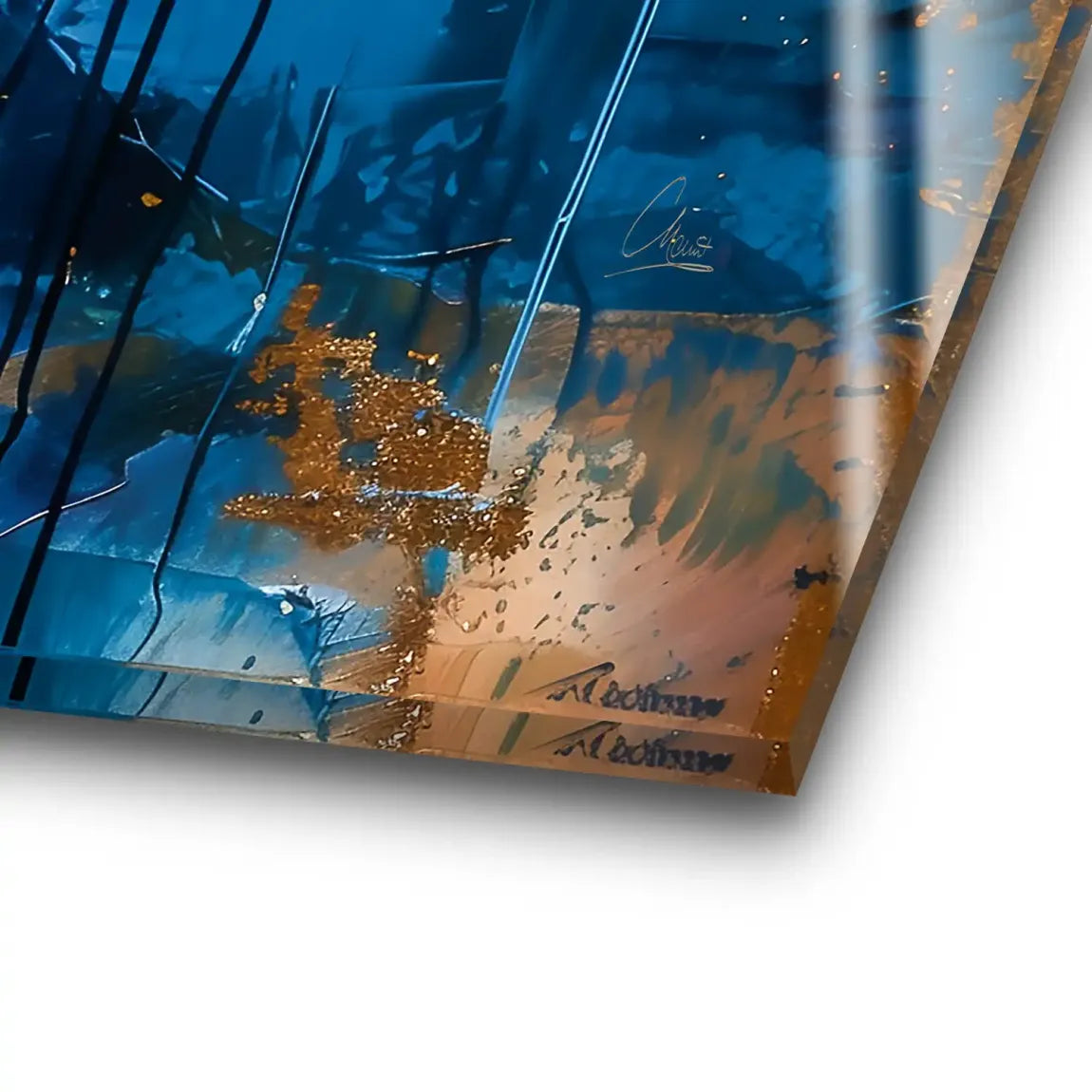 Blue Mystery Acrylglas Bild