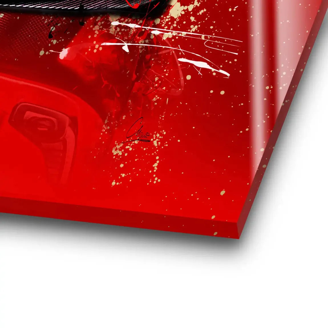 Red Velocity La Ferrari Acrylglas Bild