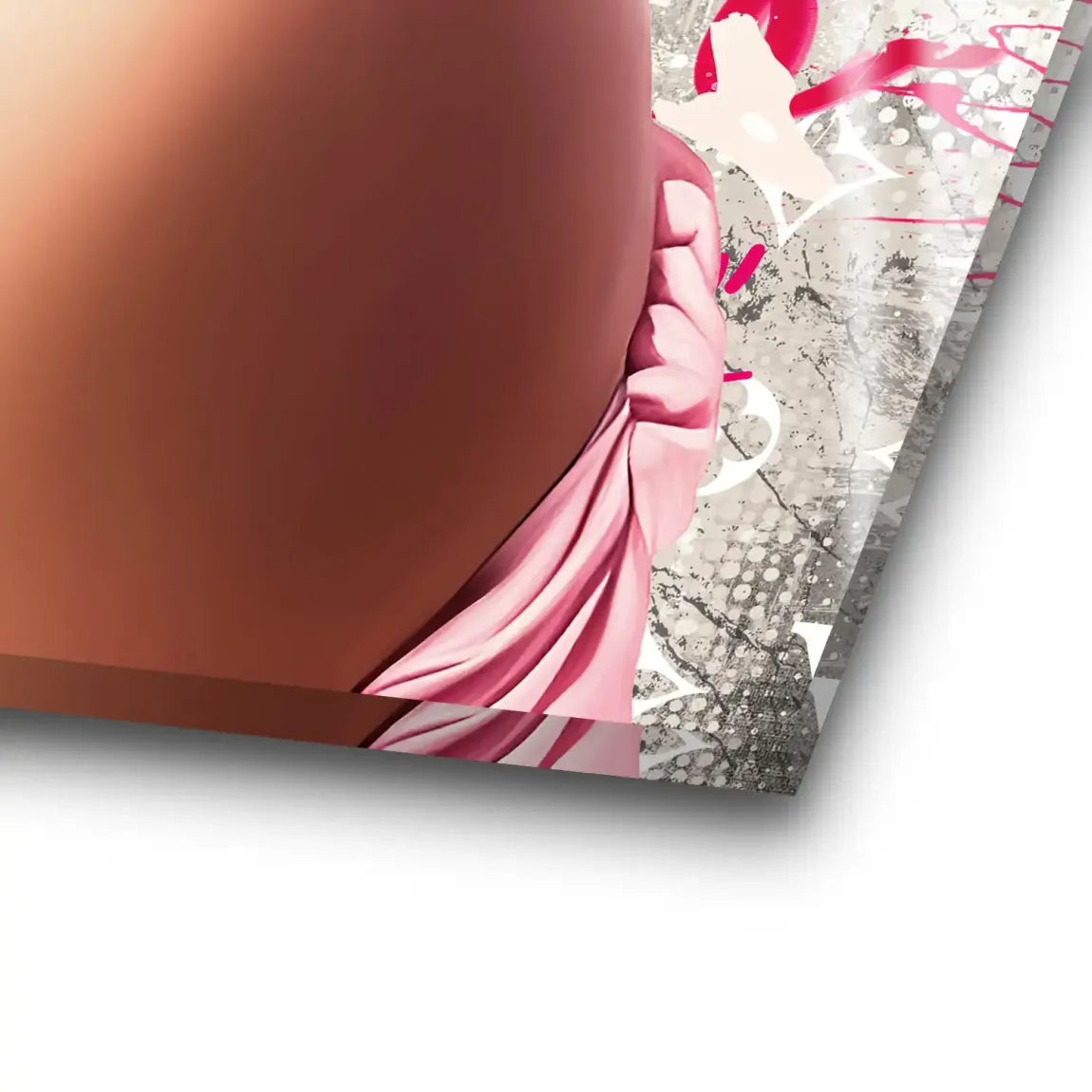 Marilyn Glam in Pink Acrylglas Bild INGALERIE