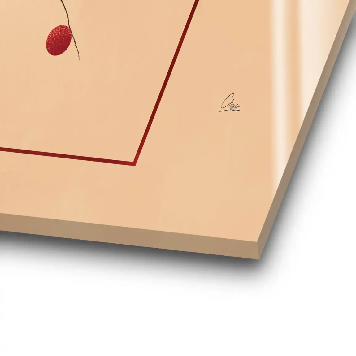 Scarlet Bloom Acrylglas Bild