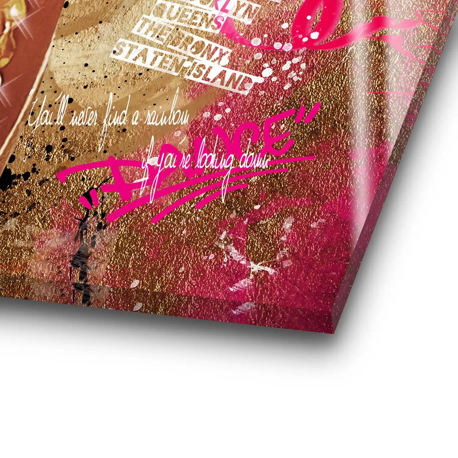 Marilyn Monroe Graffiti Style Acrylglas Bild INGALERIE