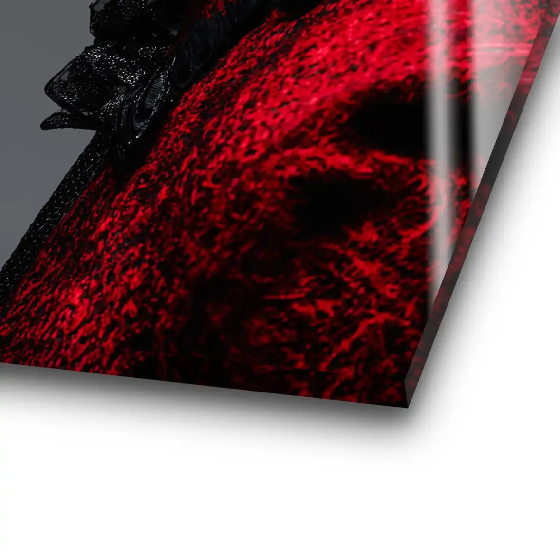 Leopardin Diva Acrylglasbild