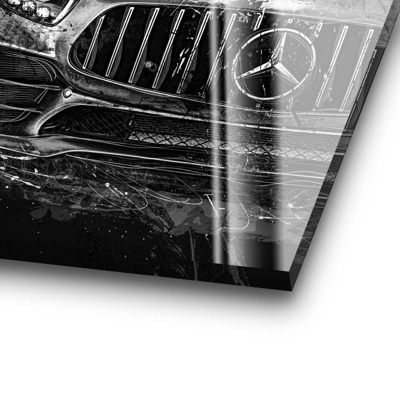 Mercedes AMG GT Black Style Acrylglas Bild INGALERIE