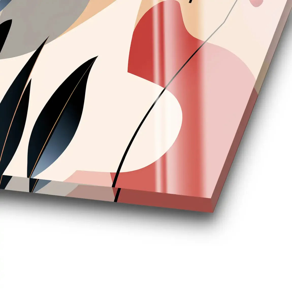 Flora im Kreis der Gedanken Acrylglas Bild INGALERIE