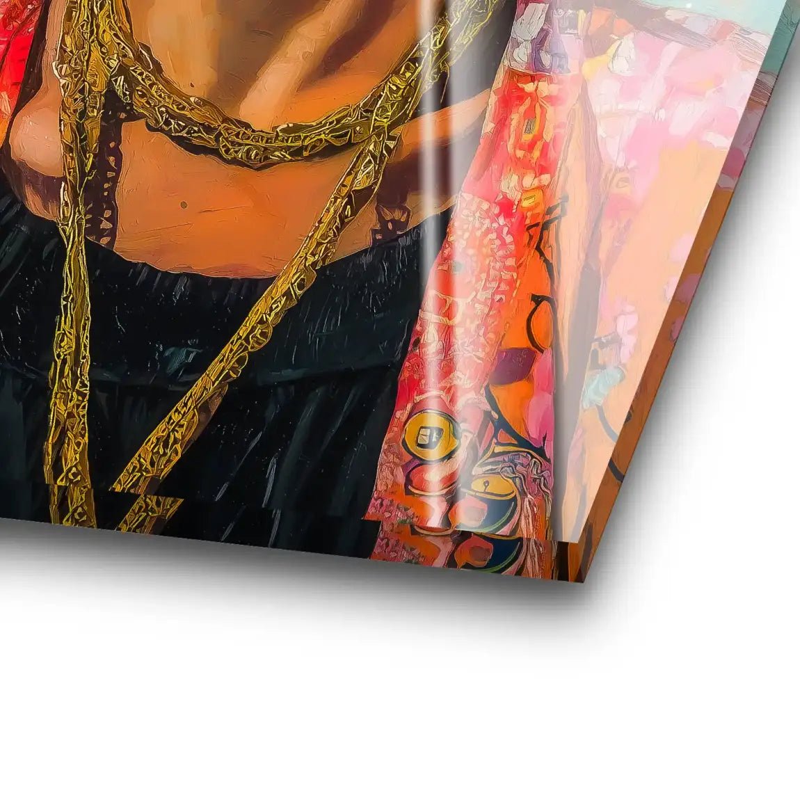 Frida Bubble Gum Acrylglas Bild INGALERIE