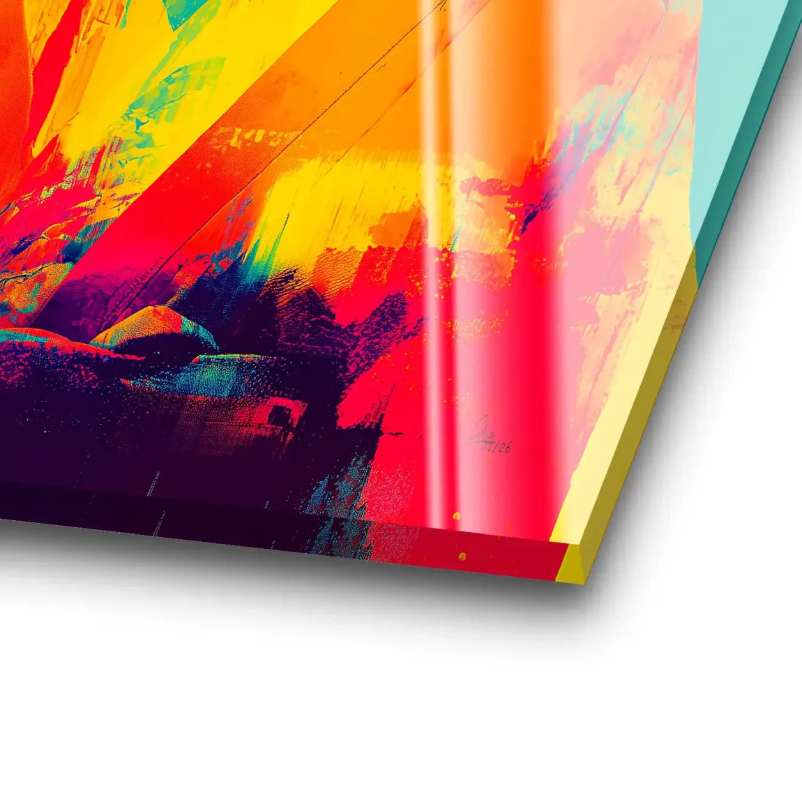 Geisha Pop Art Acrylglas Bild