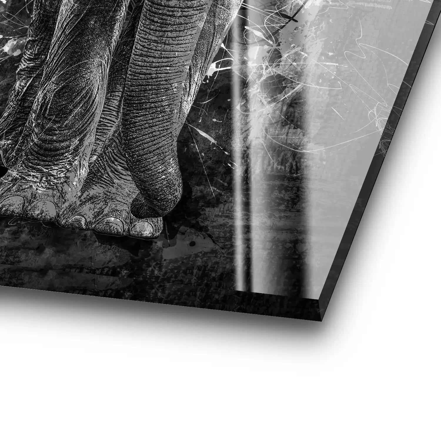 Elefant Abstrakt Acrylglas Bild INGALERIE