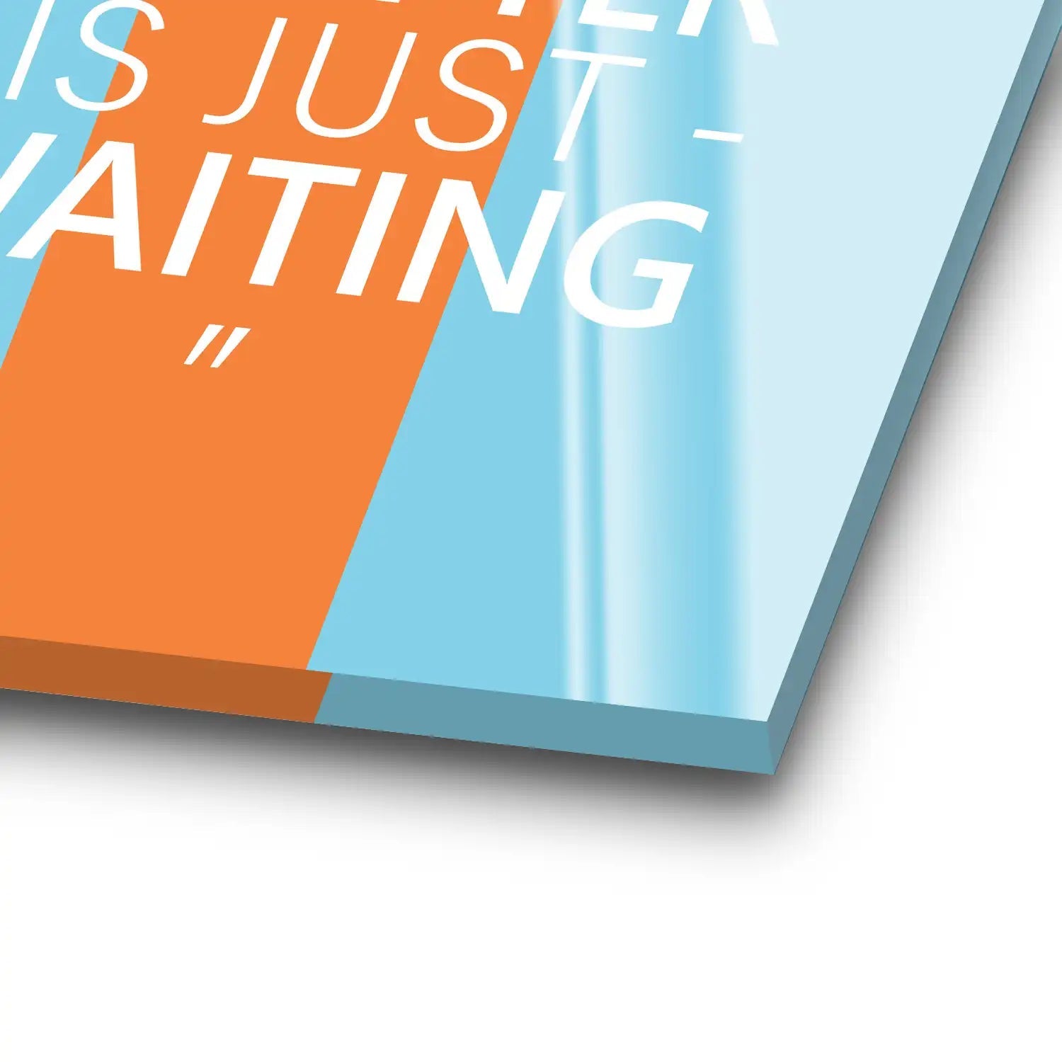 Racing Is Life Acrylglas Bild INGALERIE