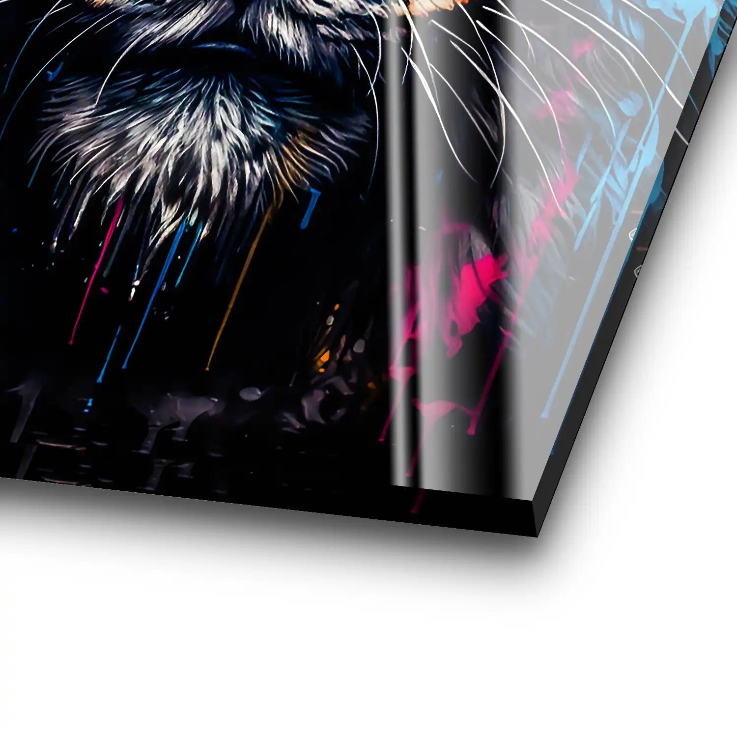 Tiger Abstrakt Style Acrylglas Bild INGALERIE