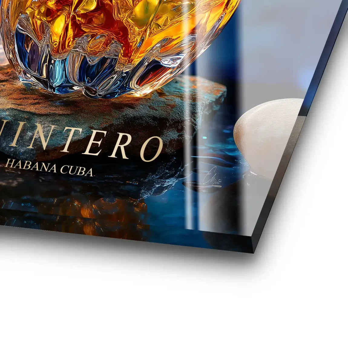 Amber Essence Acrylglas Bild