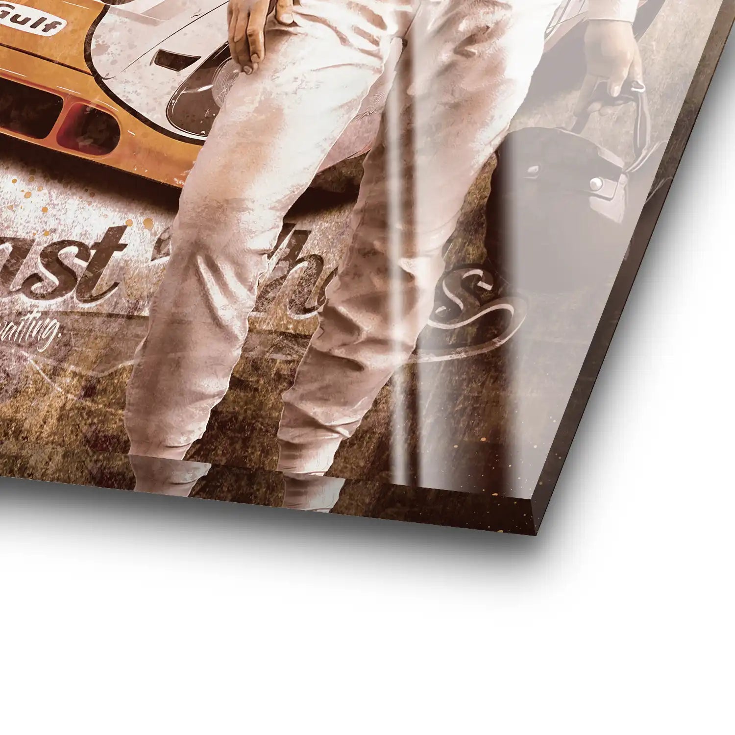 Steve Fast Wheels Retro Acrylglas Bild INGALERIE