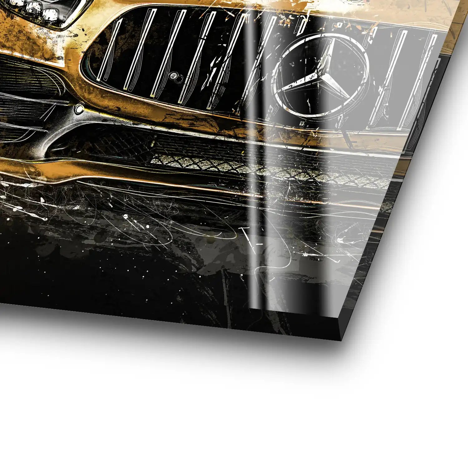 Mercedes AMG GT Modern Art Acrylglas Bild INGALERIE