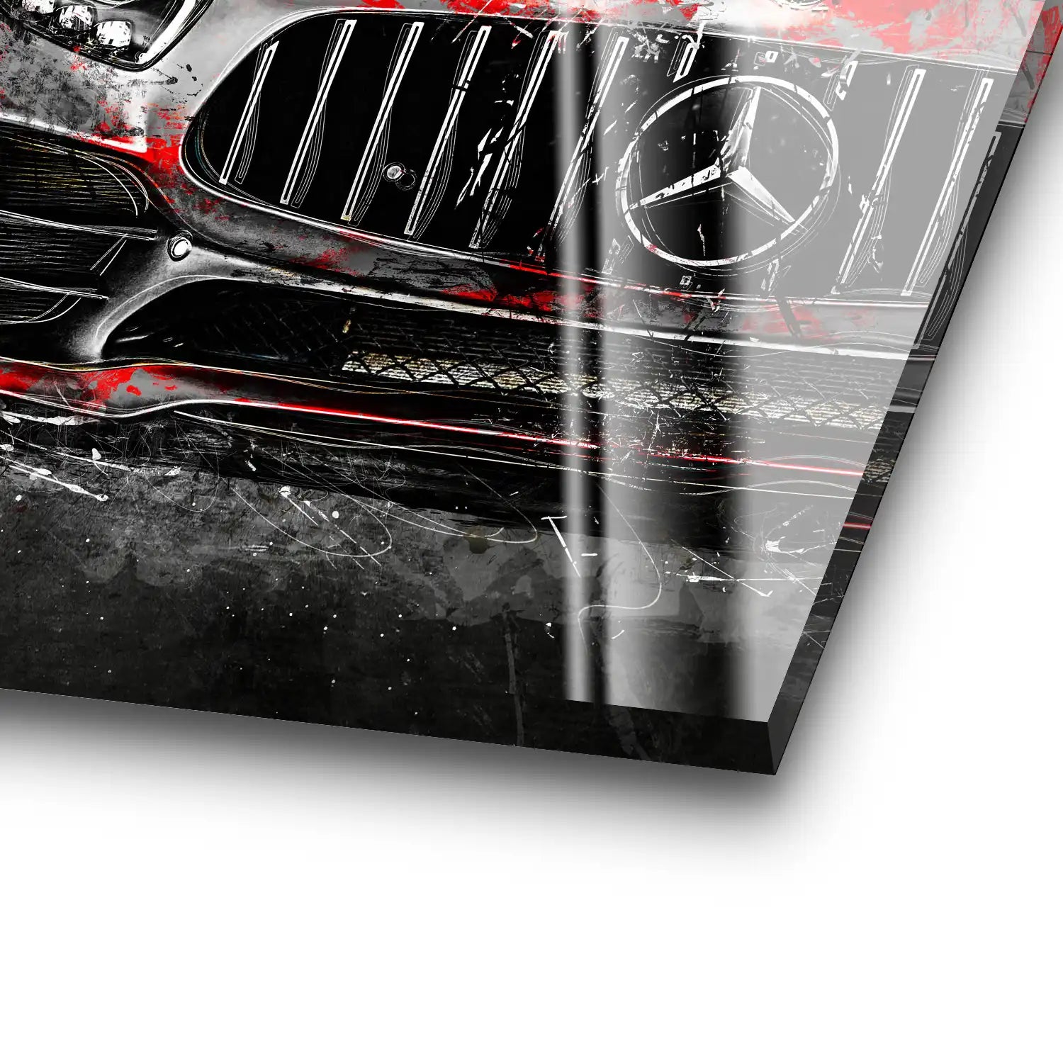 Mercedes AMG GT Abstrakt Modern Acrylglas Bild INGALERIE