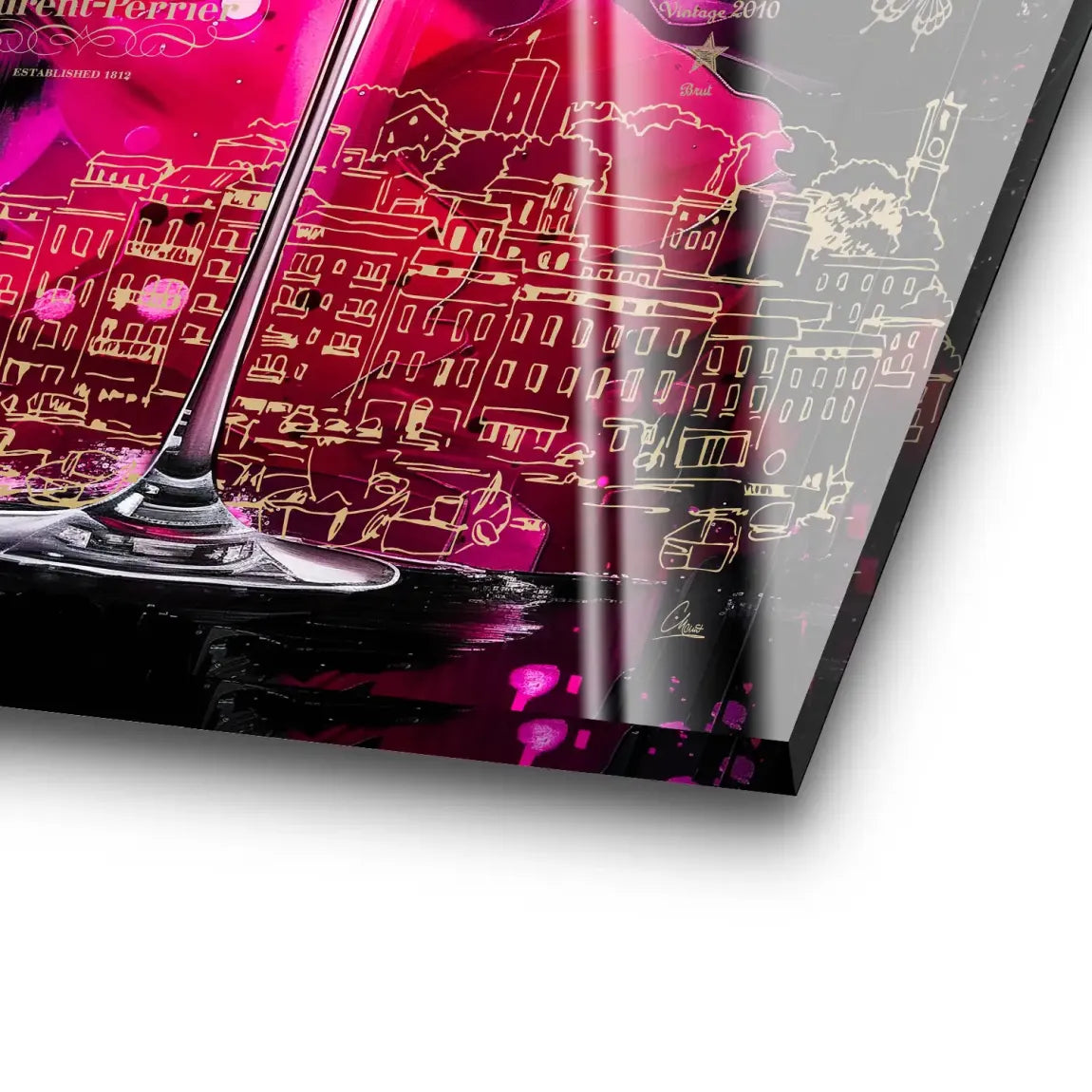 Velvet Royale Champagne Acrylglas Bild INGALERIE