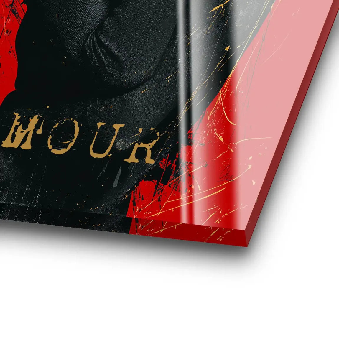 Audrey Hepburn Red Glamour Acrylglas Bild