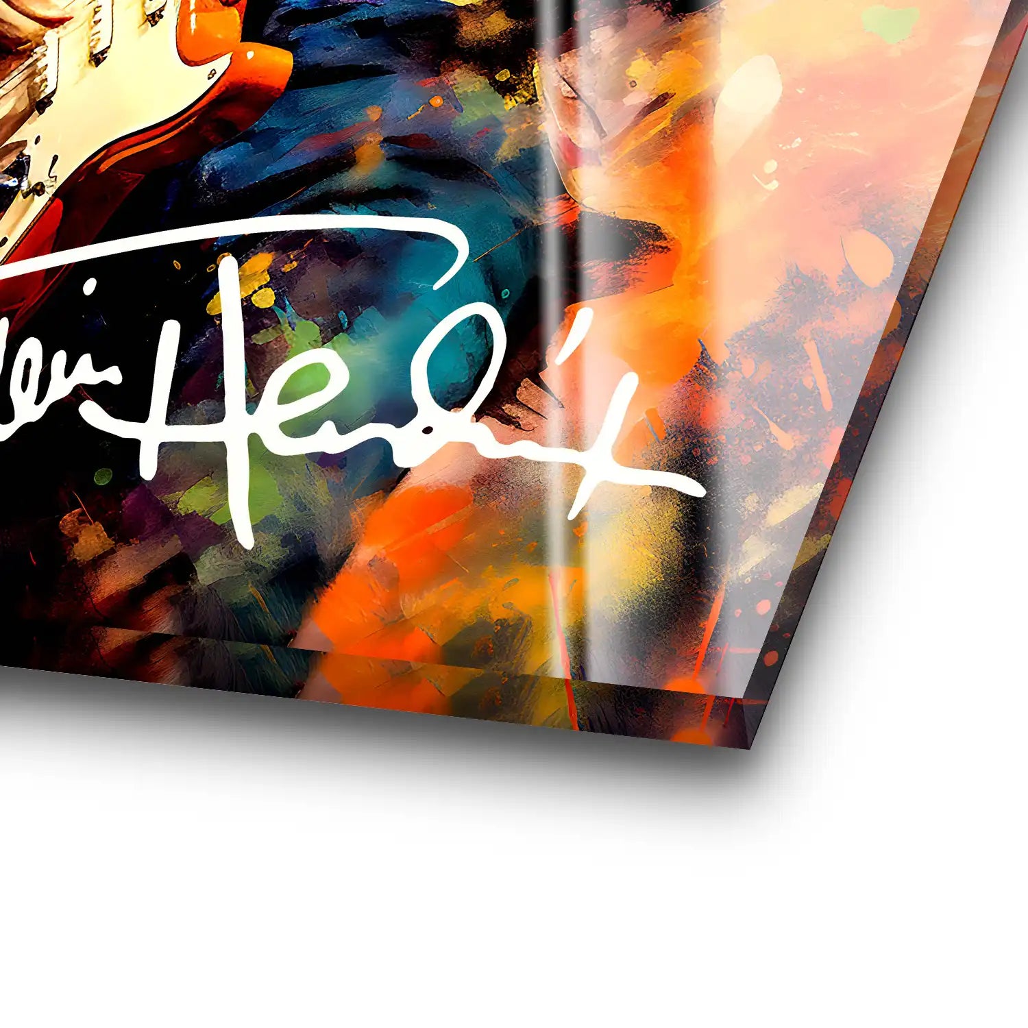 Jimi Hendrix Abstrakt Acrylglas Bild INGALERIE