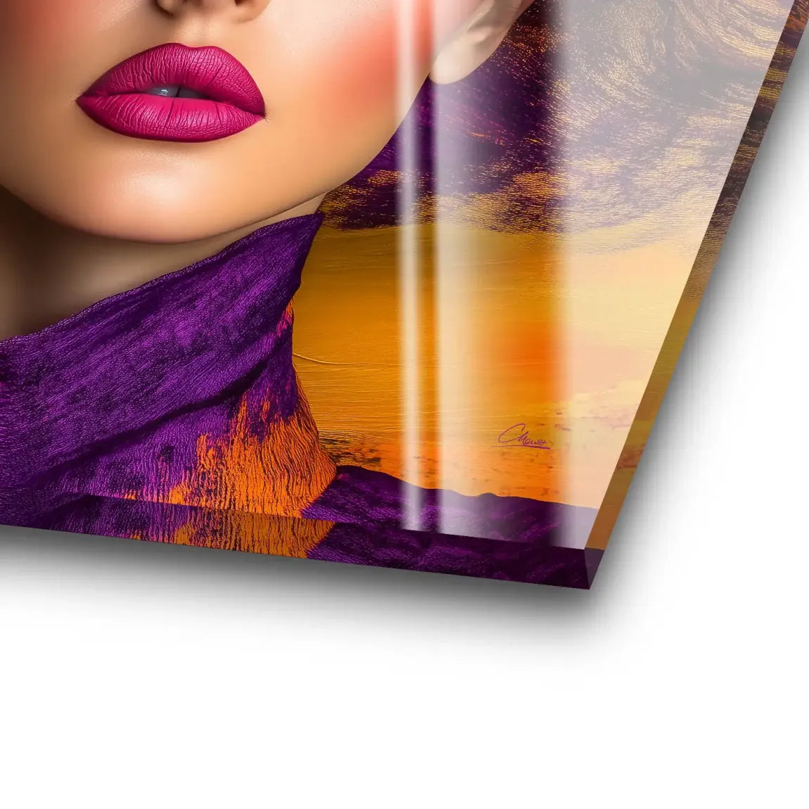 Femme Elegance Acrylglas Bild INGALERIE