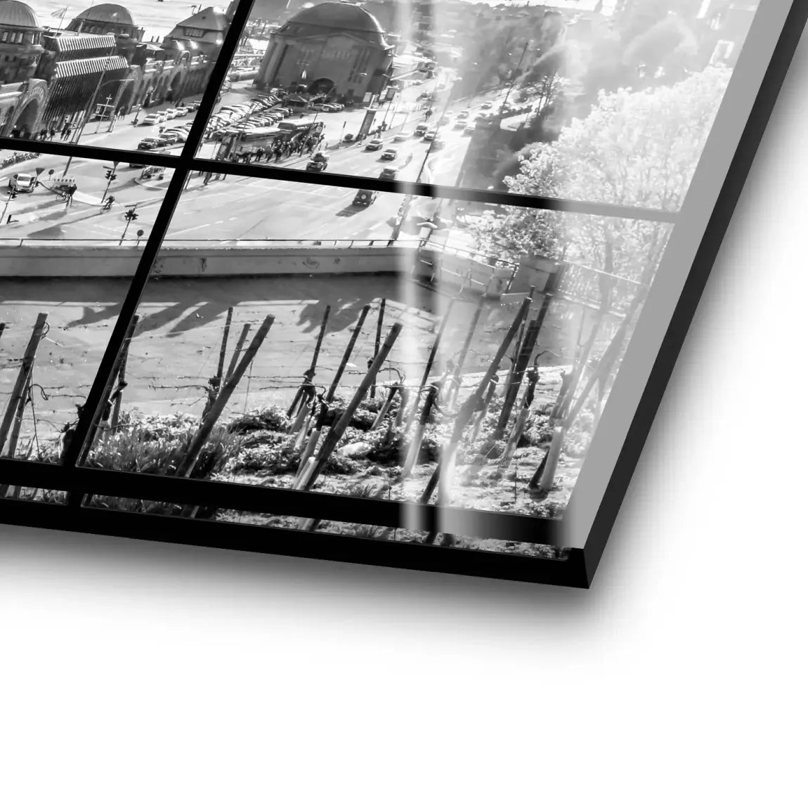 Hamburg Skyline Classic Acrylglas Bild