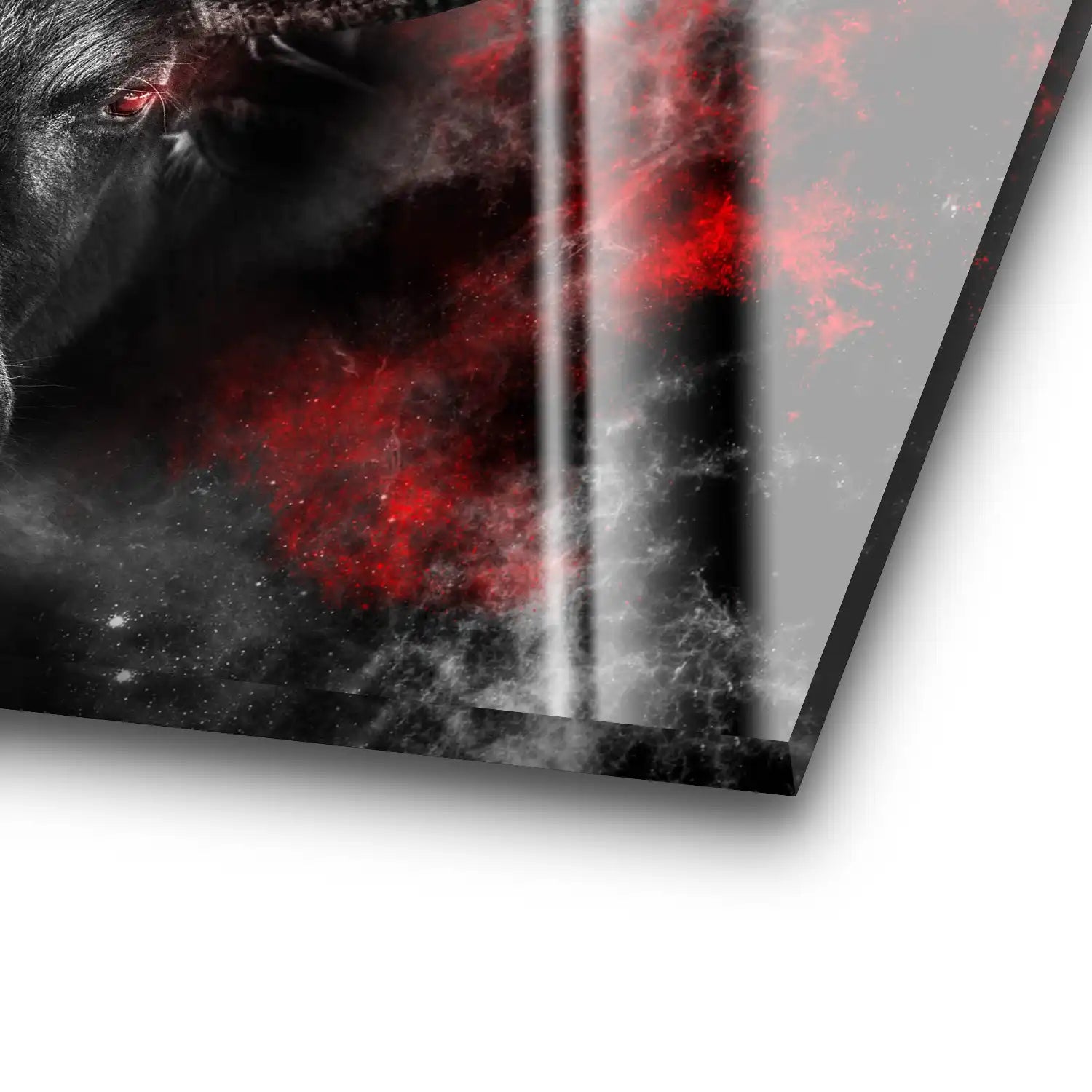 Stier Abstrakt Style Acrylglas Bild INGALERIE