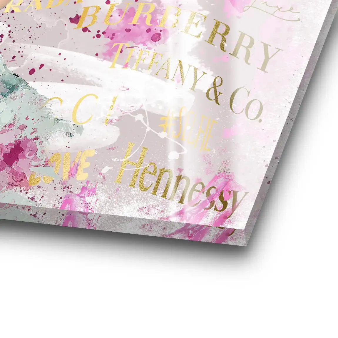 Audrey Hepburn Couture Elegance Acrylglas Bild